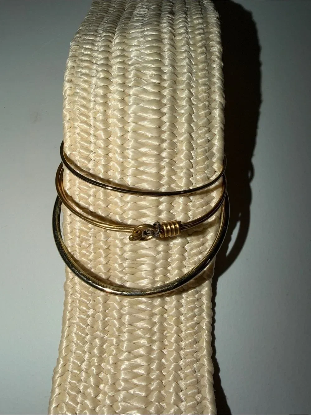 Set of three gold tone bracelets child size giraffes Stone & 11:11 make a wish